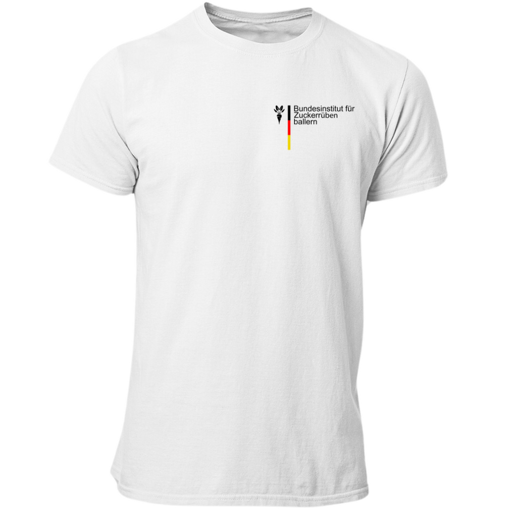 Bundesinstitut Zuckerrüben ballern Brustdruck | Premium T Shirt
