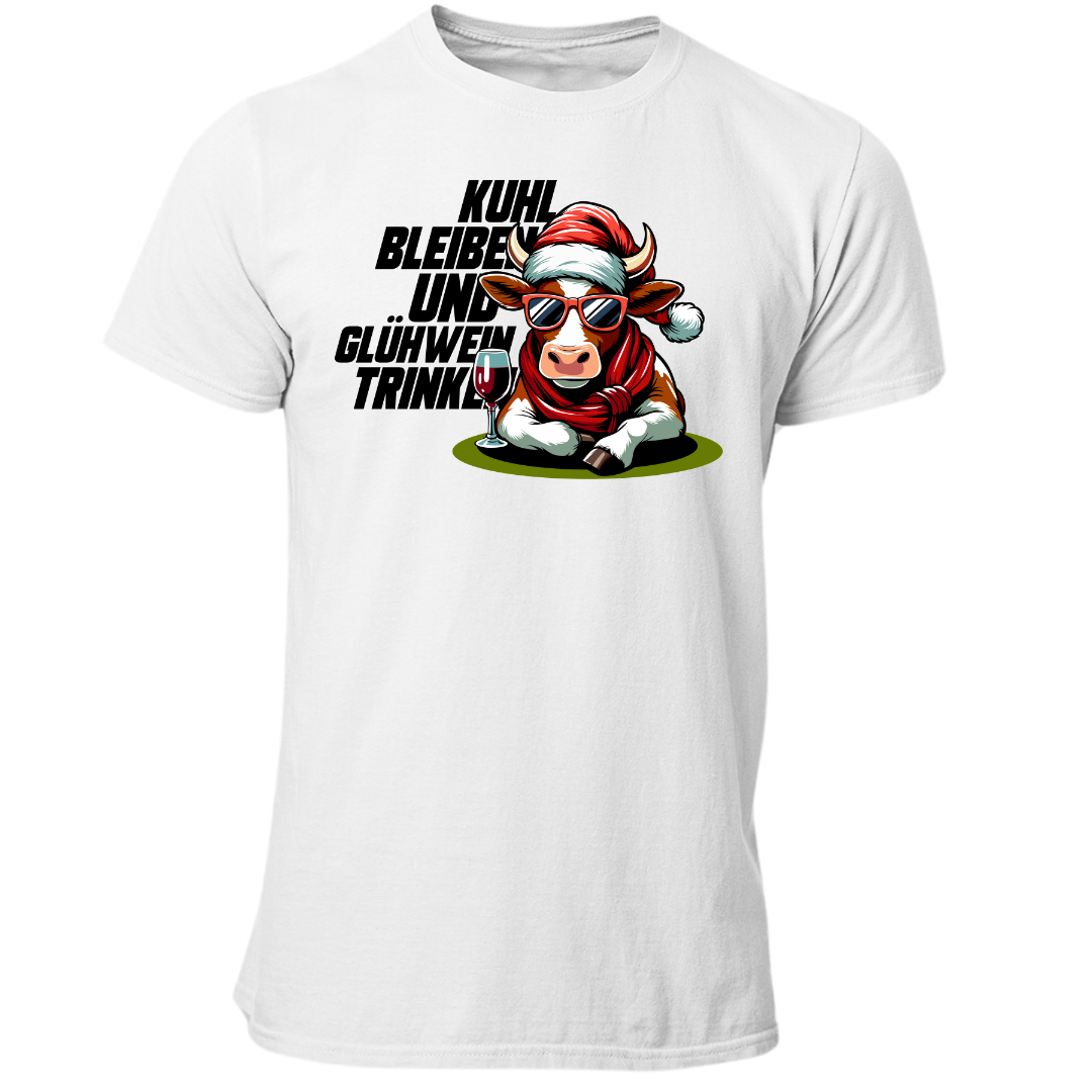 Kuhl bleiben und Glühwein trinken | Premium T Shirt