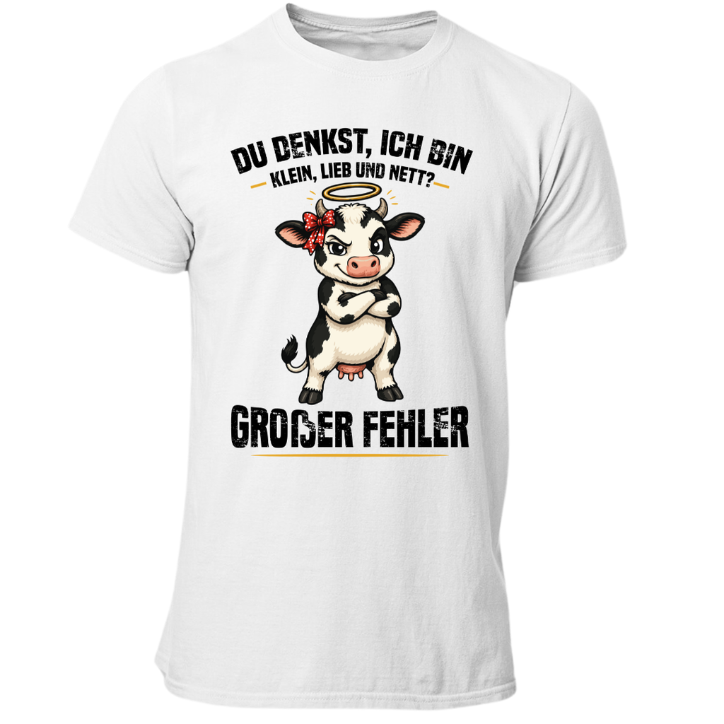 Süße Kuh Großer Fehler | Premium T Shirt
