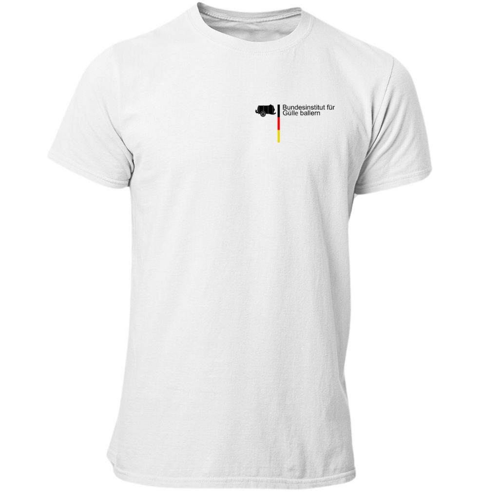 Bundesinstitut Gülle ballern Brustdruck | Premium T Shirt