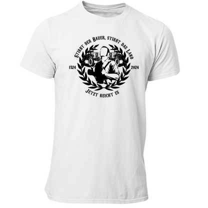 "Stirbt der Bauer, stirbt das Land" Premium - T-Shirt