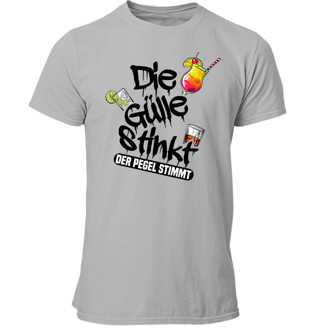 Die Gülle stinkt, der Pegel stimmt | Premium T Shirt