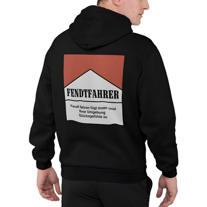 Fendtfahrer Glücksgefühle Zigaretten Motiv Rückseite | Premium Hoodie