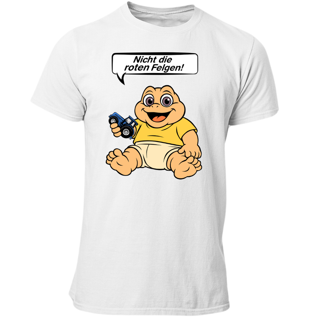Nicht die Roten Felgen Dinobaby New Holland Edition | Premium T Shirt