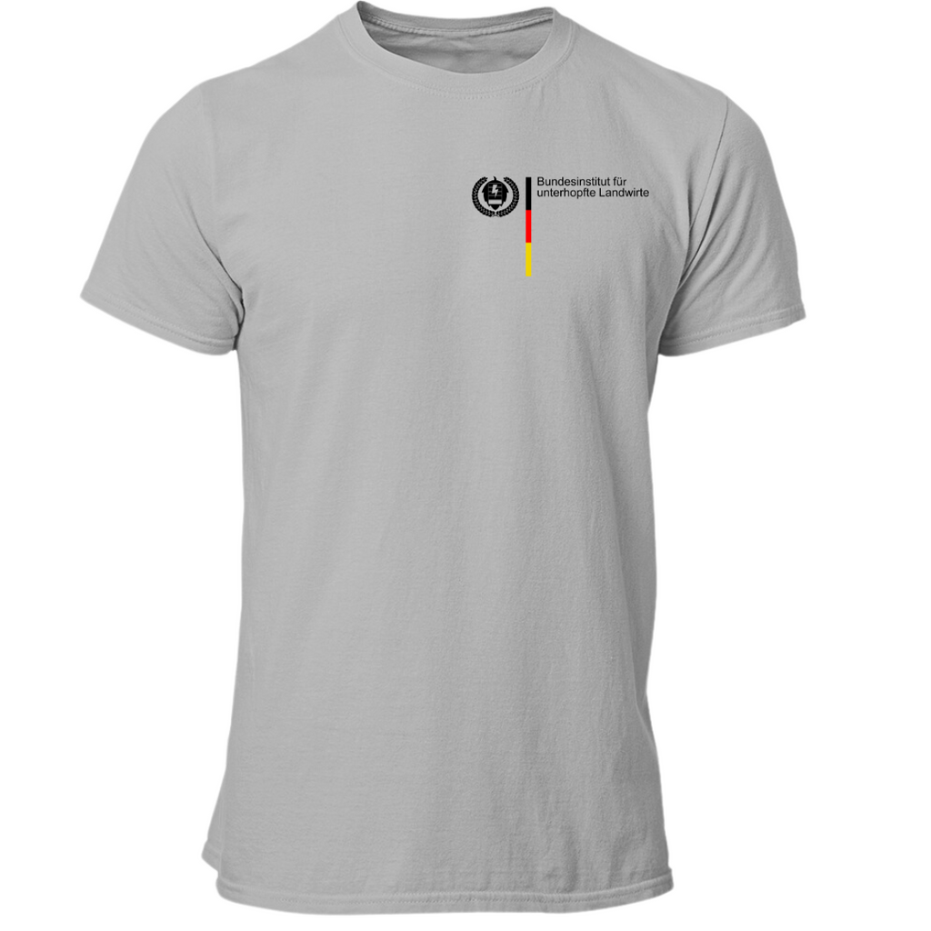Bundesinstitut für Unterhopfte Landwirte Brustdruck | Premium T Shirt