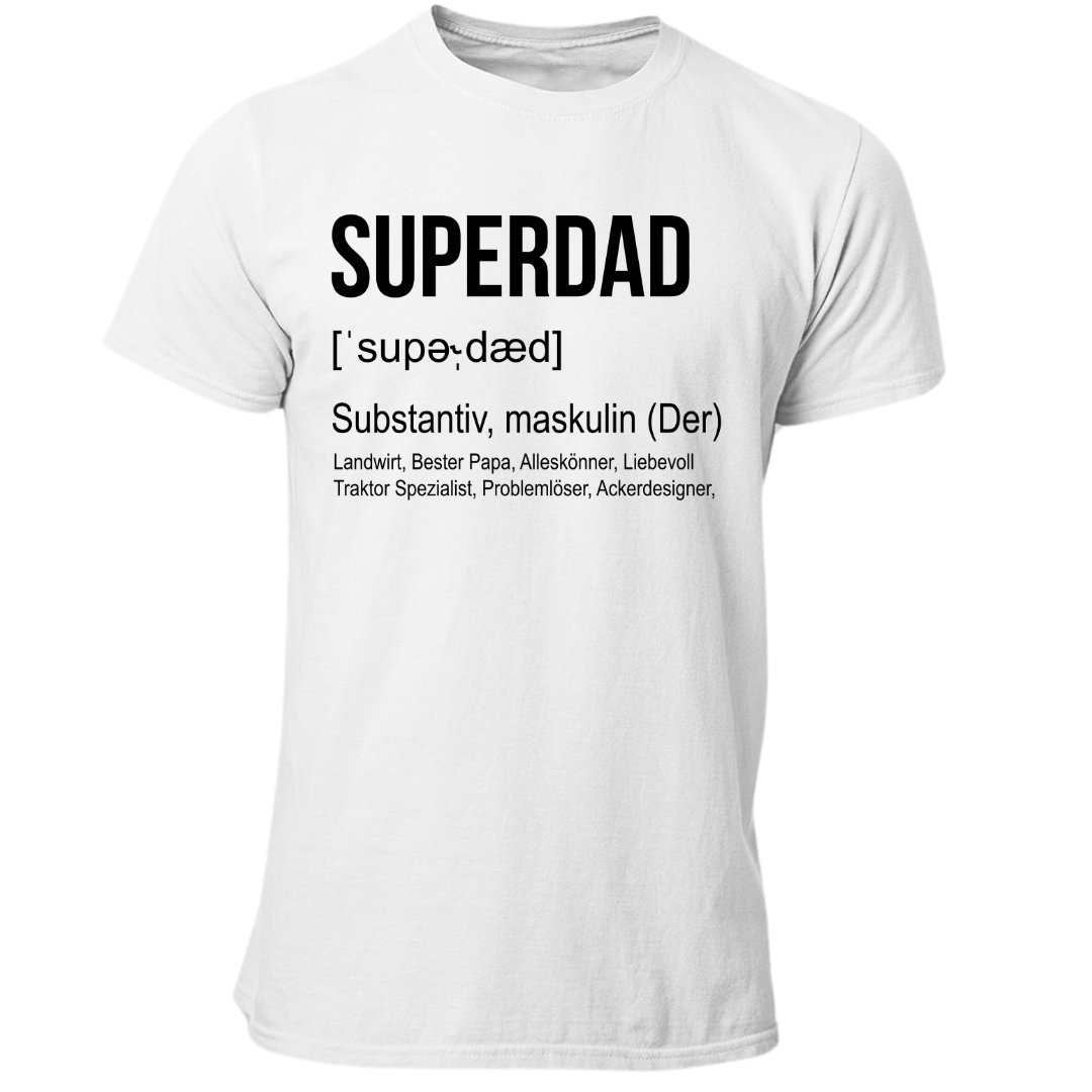 Superdad Definition | Premium T Shirt