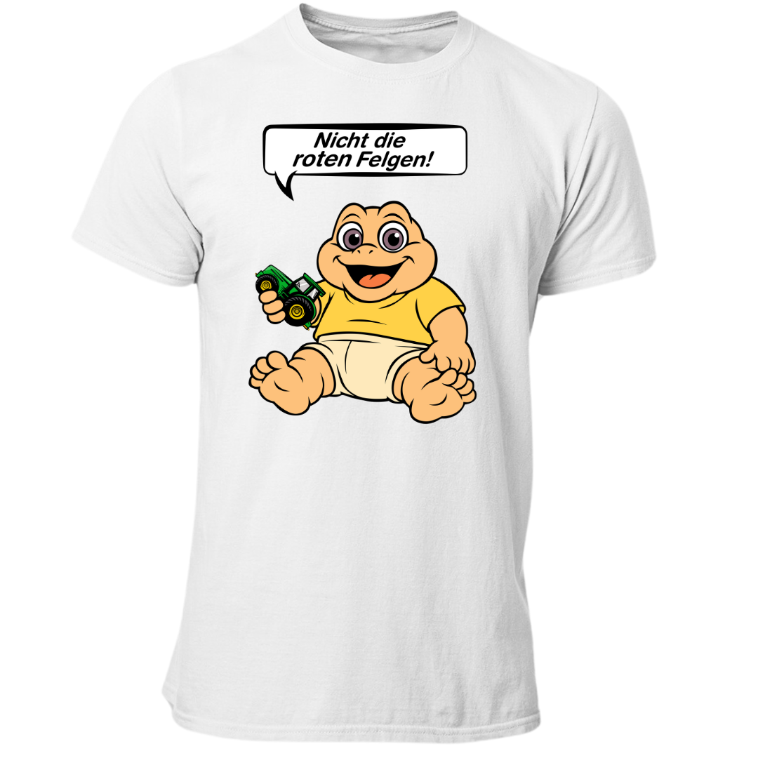 Nicht die Roten Felgen Dinobaby Johnny Edition | Premium T Shirt