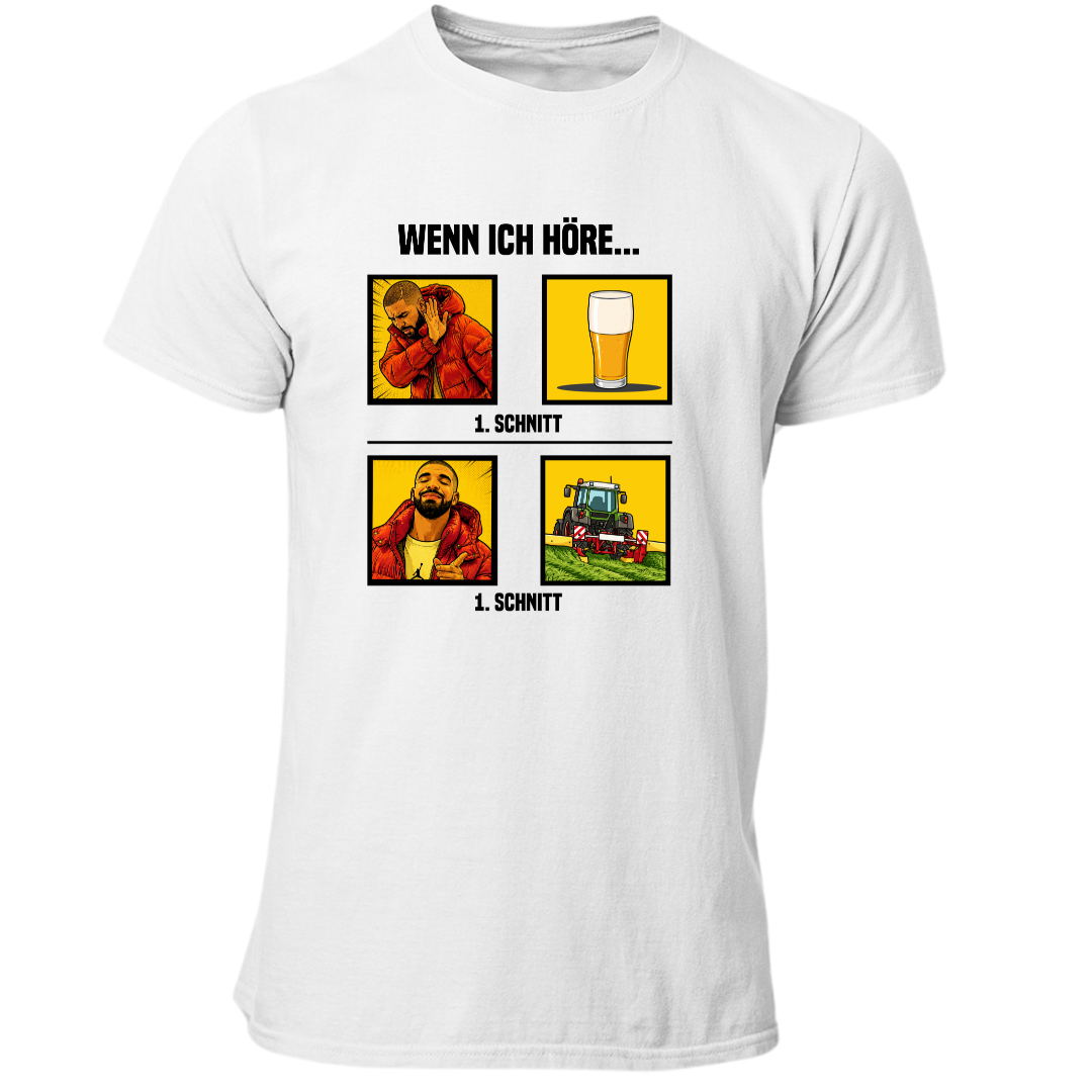 Wenn Ich höre 1 Schnitt | Premium T Shirt