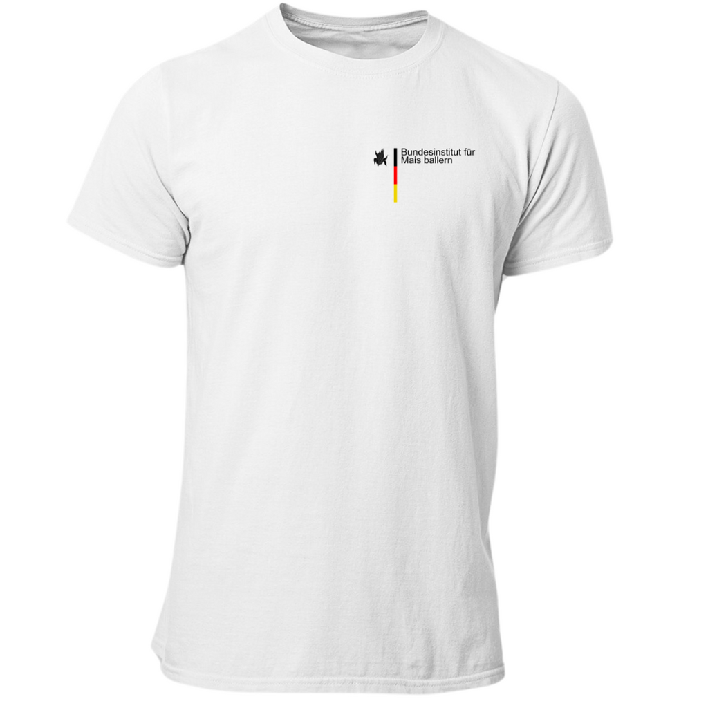 Bundesinstitut Mais ballern Brustdruck| Premium T Shirt