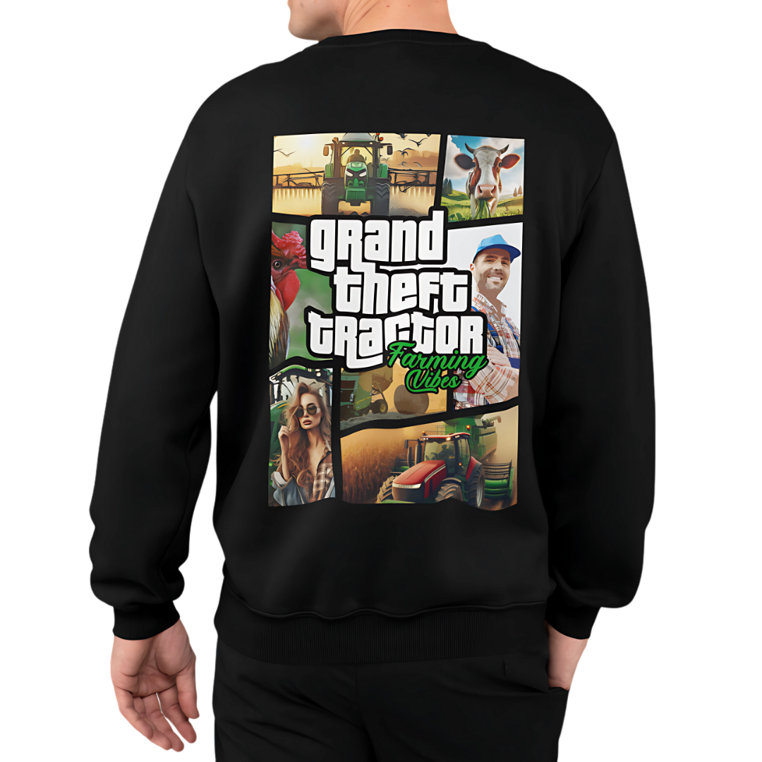 *NEU* Grand Theft "Farming Vibes" Premium *Rückseite* - Sweater