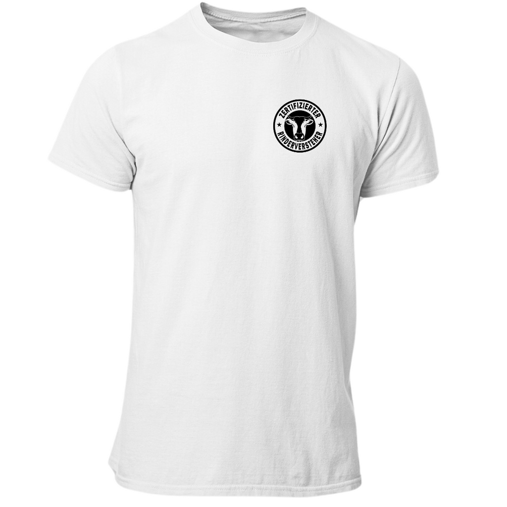 Zertifizierter Rinderversteher Brustdruck | Premium T Shirt
