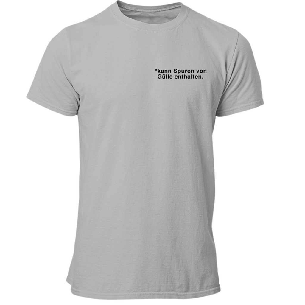 Kann Spuren von Gülle enthalten Brustdruck | Premium T Shirt