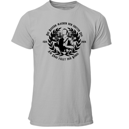 "Am Ende fällt der König" Premium - T- Shirt