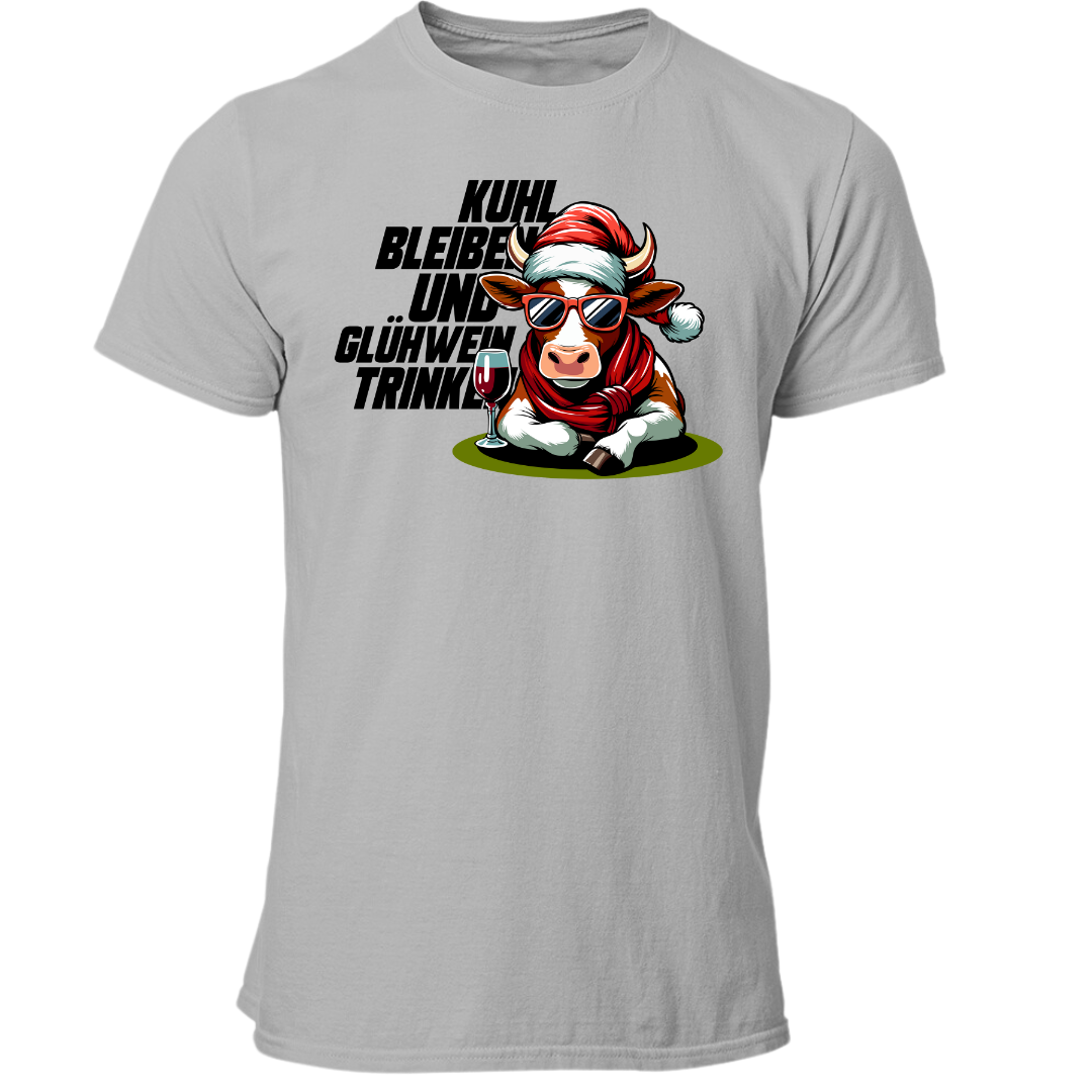 Kuhl bleiben und Glühwein trinken | Premium T Shirt