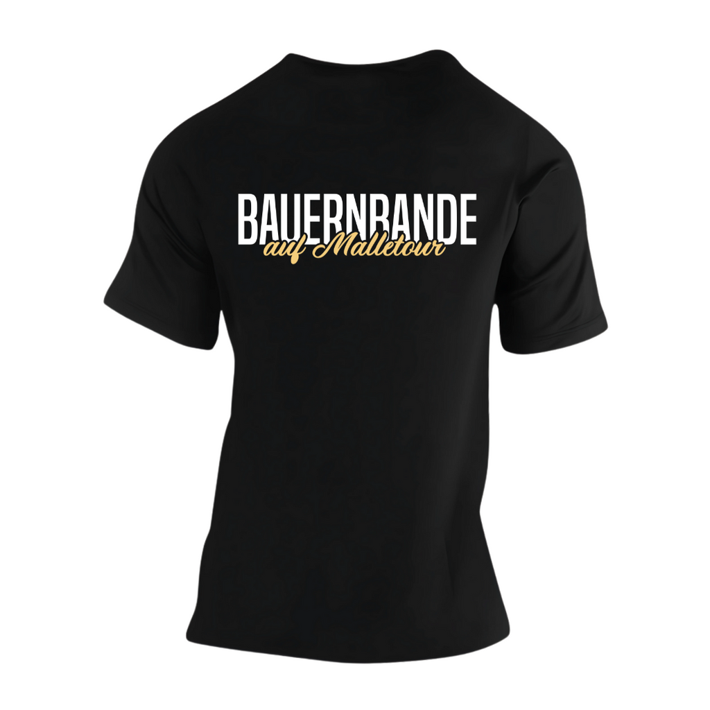 Bauernbande auf Malletour Rückseite | Premium T Shirt