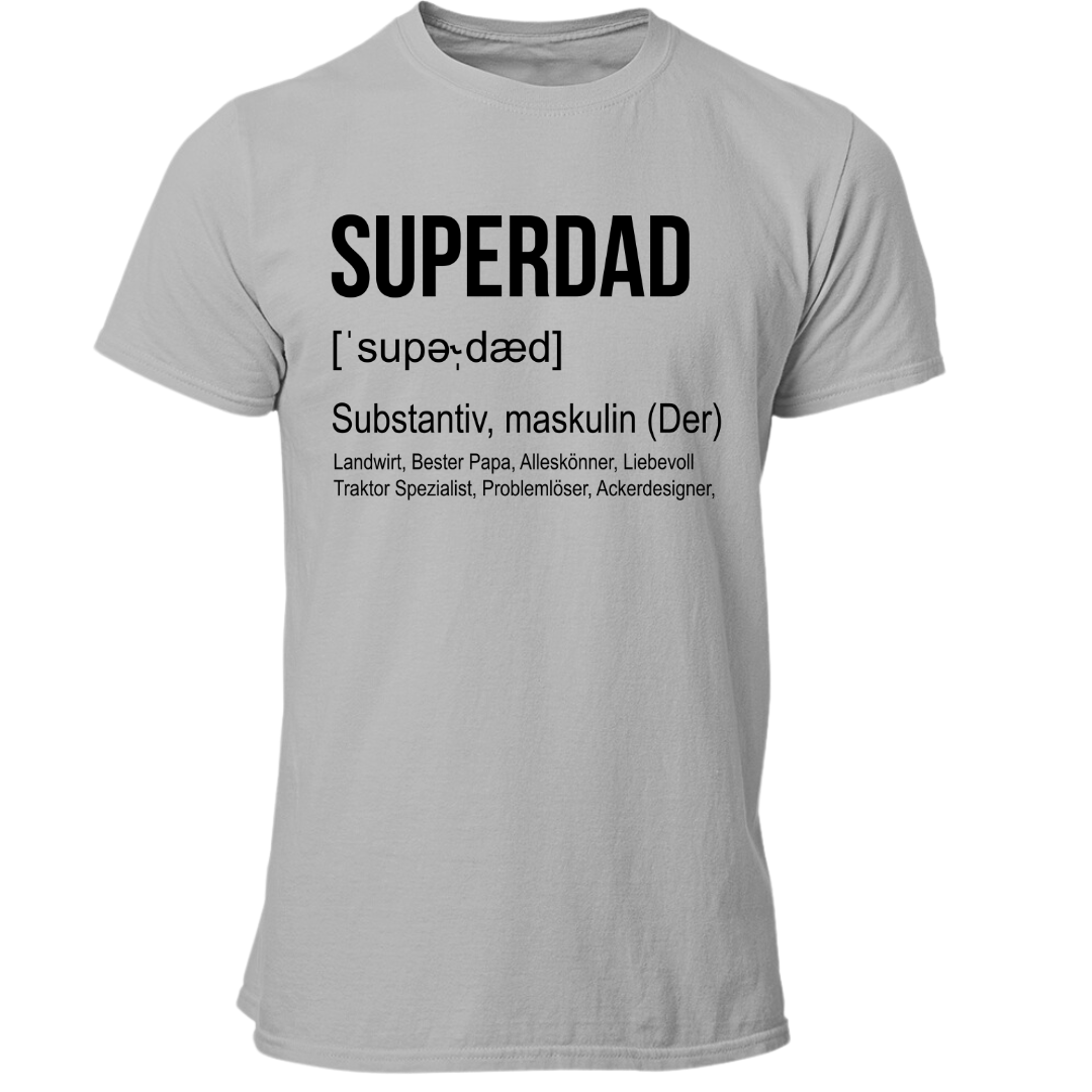 Superdad Definition | Premium T Shirt