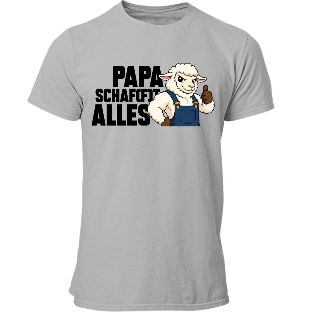 Papa Schafft Alles | Premium T Shirt