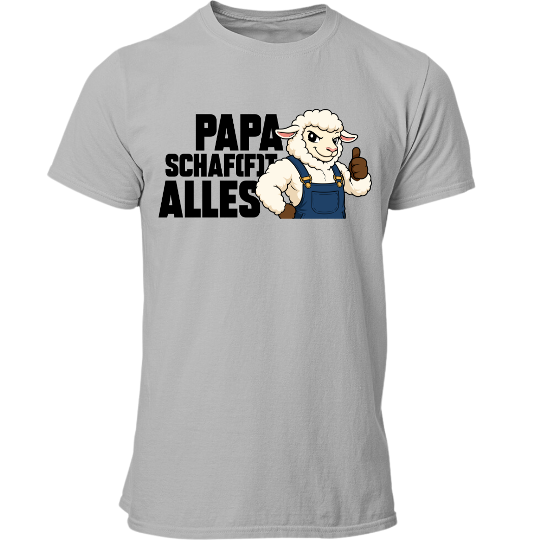 Papa Schafft Alles | Premium T Shirt