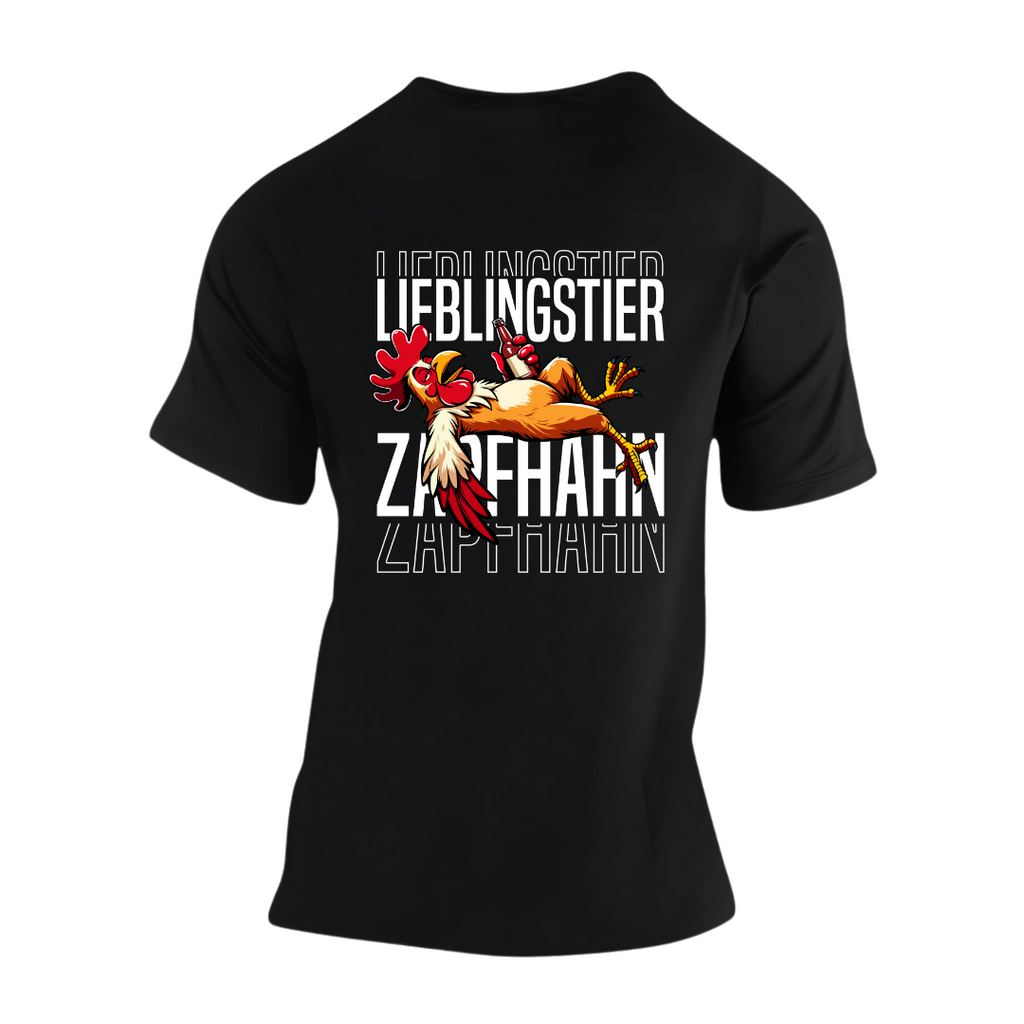 Lieblingstier Zapfhahn Rückseite | Premium T Shirt