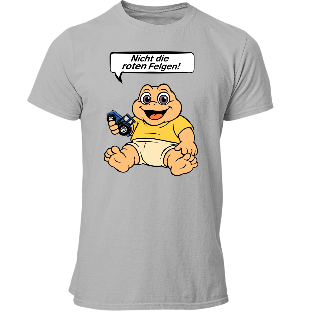 Nicht die Roten Felgen Dinobaby New Holland Edition | Premium T Shirt