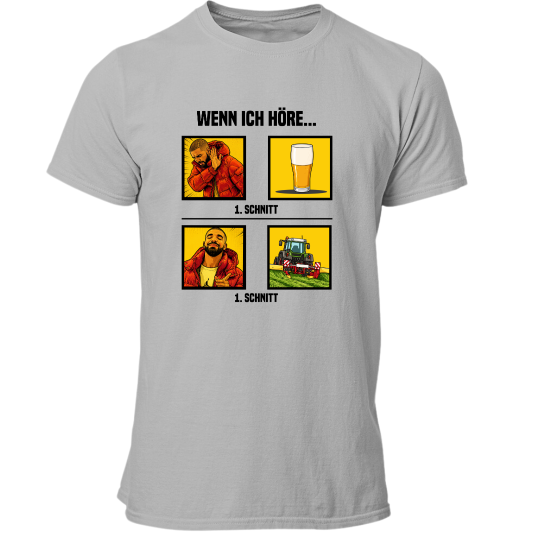 Wenn Ich höre 1 Schnitt | Premium T Shirt