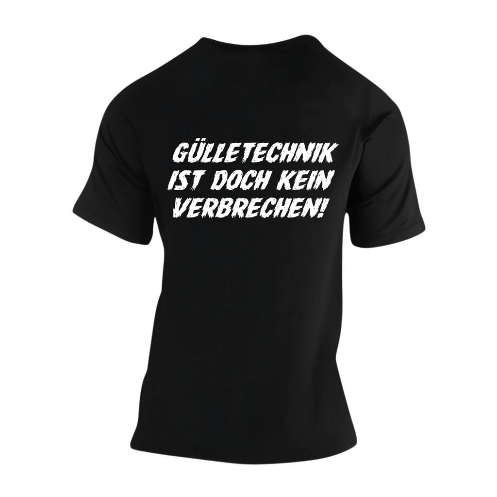 Gülletechnik ist kein Verbrechen Rückseite | Premium T Shirt