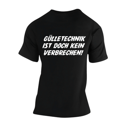 Gülletechnik ist kein Verbrechen Rückseite | Premium T Shirt