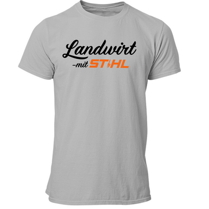 Landwirt mit Stihl Premium - T-Shirt