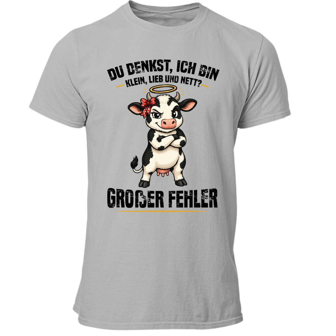 Süße Kuh Großer Fehler | Premium T Shirt