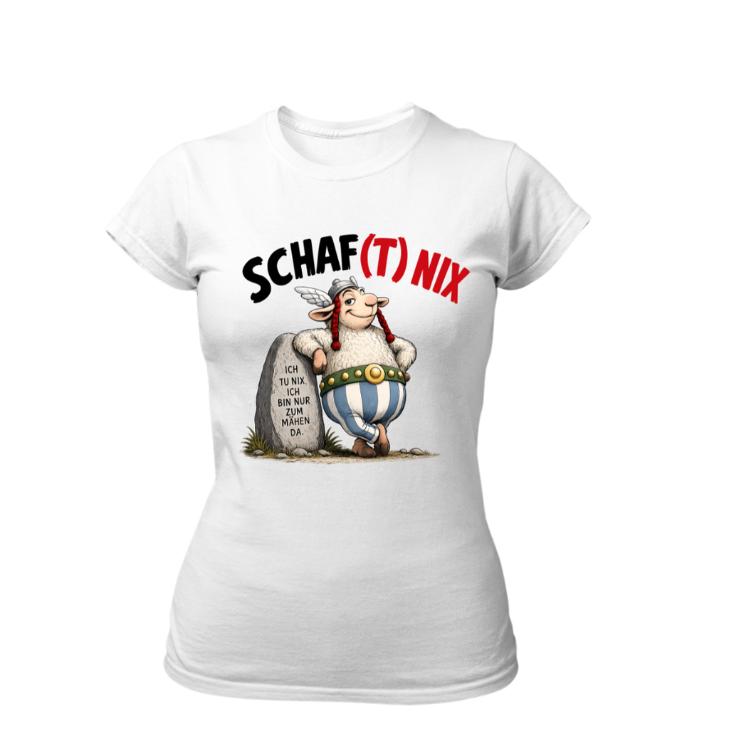 Schafft Nix Comic | Premium T Shirt Frauen