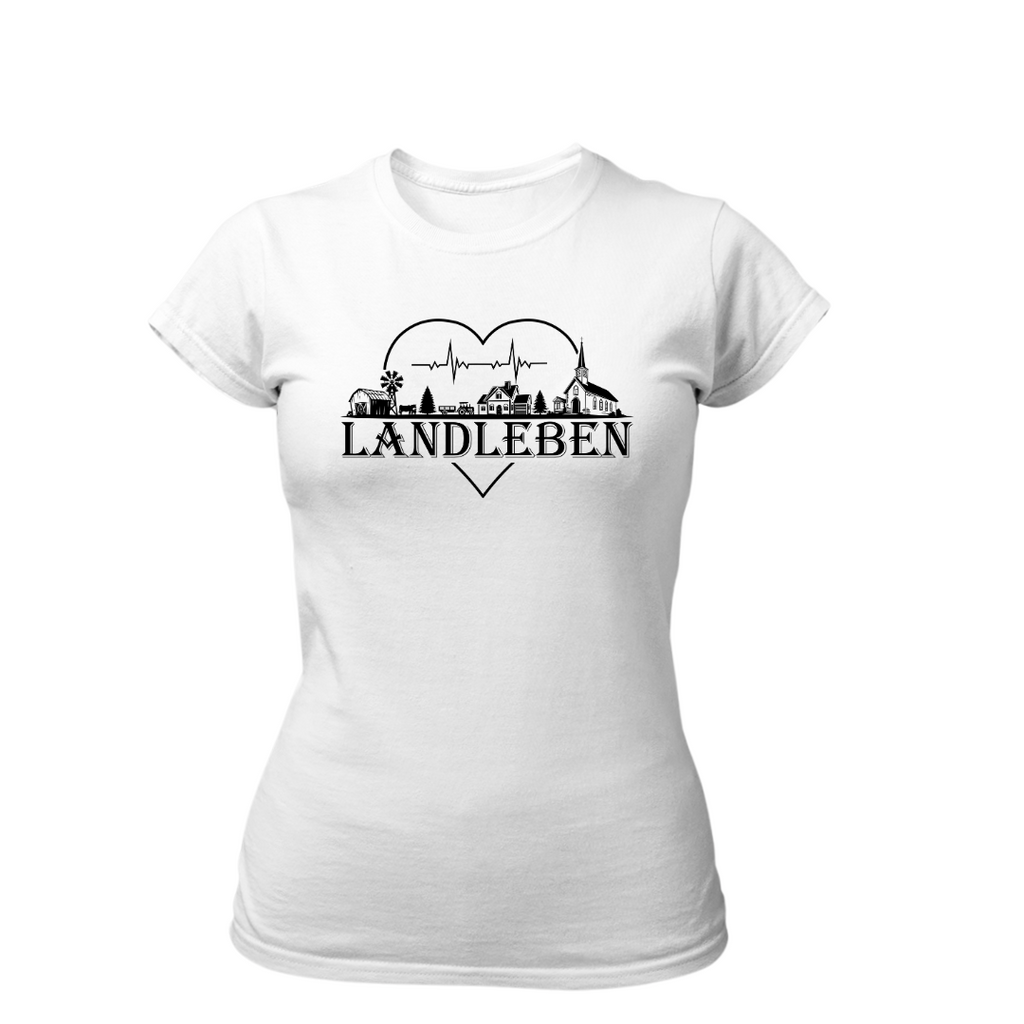 LANDLEBEN "Skyline" | Premium T Shirt Frauen