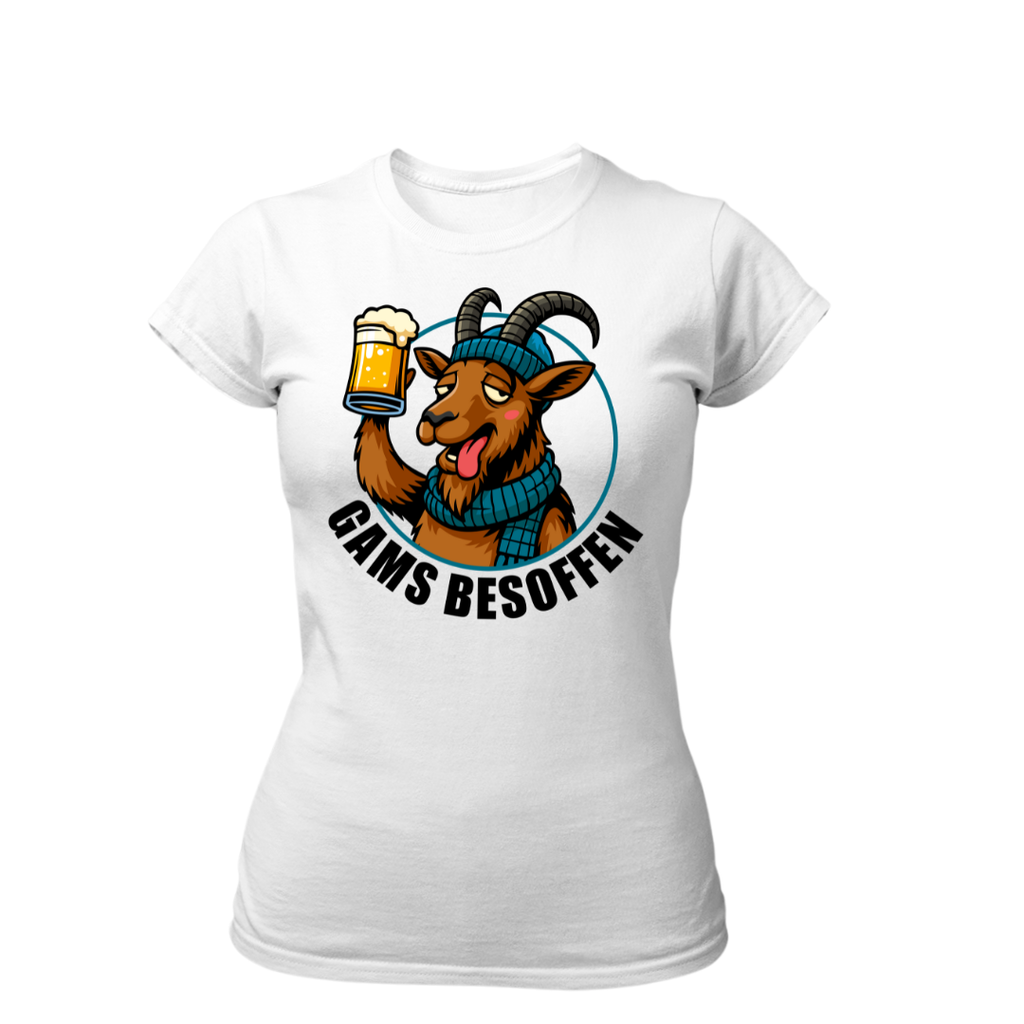 Gams besoffen | Premium T Shirt Frauen