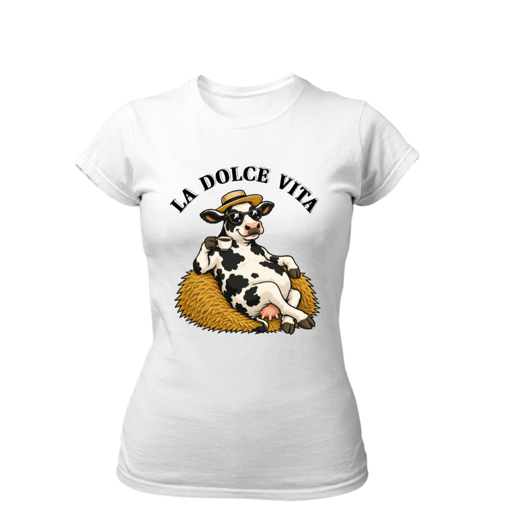 La Dolce Vita Kuh | Premium T Shirt Frauen