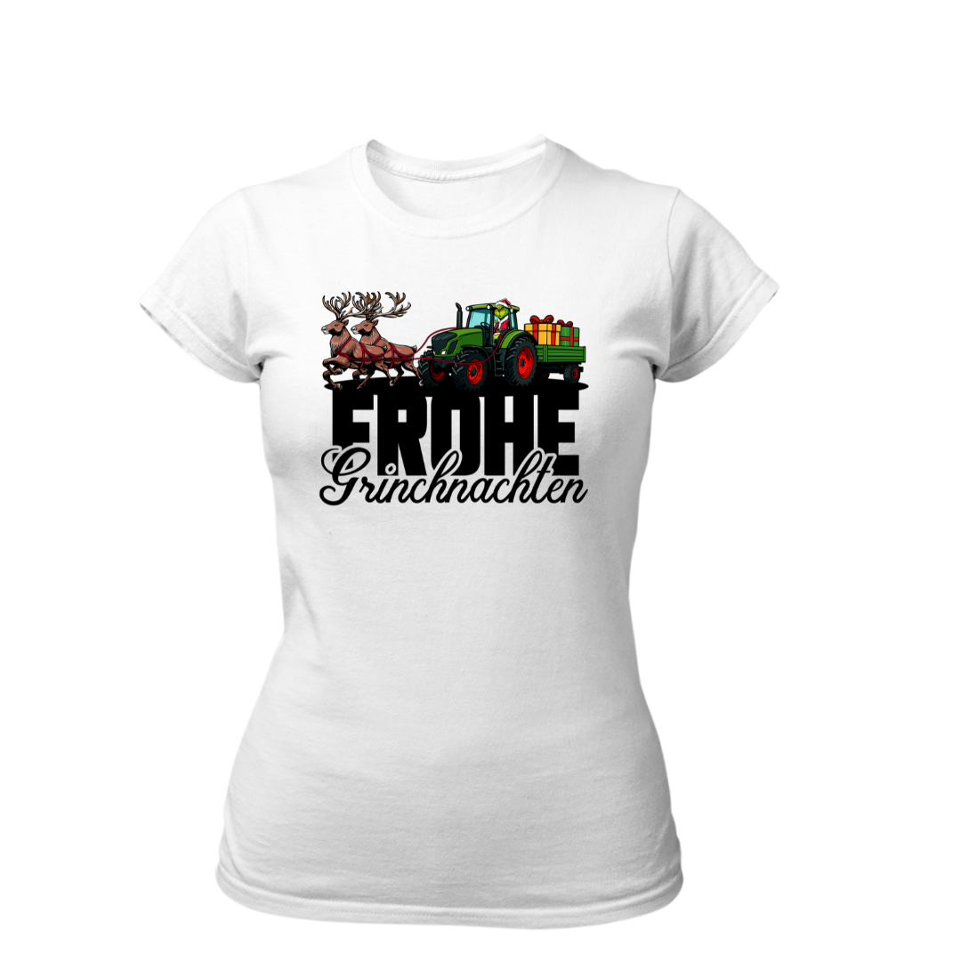 Frohe Grinchnachten | Premium T Shirt Frauen