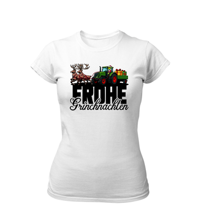 Frohe Grinchnachten | Premium T Shirt Frauen