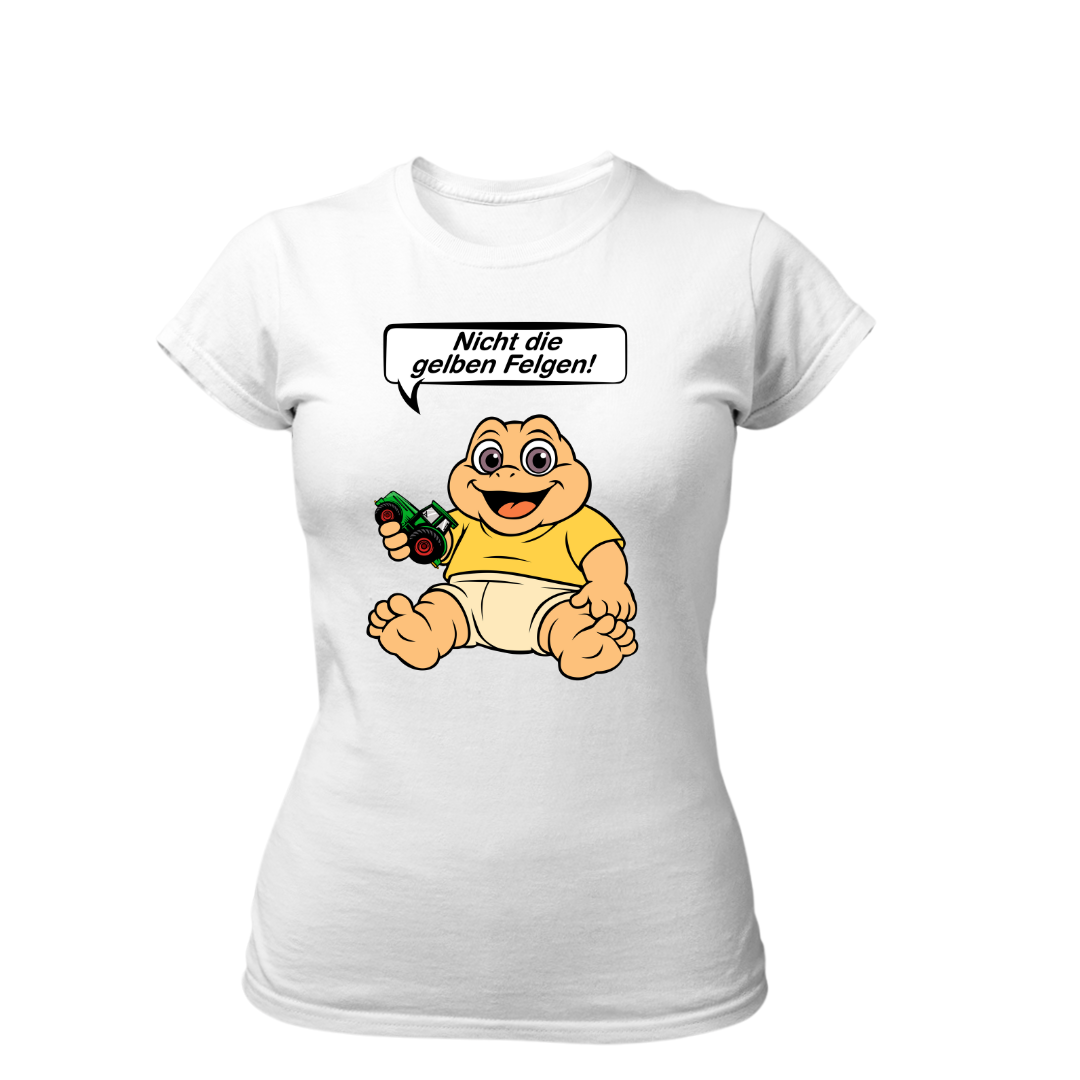 Nicht die Gelben Felgen Dinobaby | Premium T Shirt Frauen