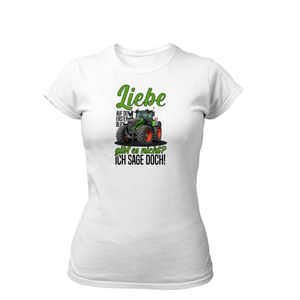 Liebe auf den ersten Blick gibt es nicht | Premium T Shirt Frauen