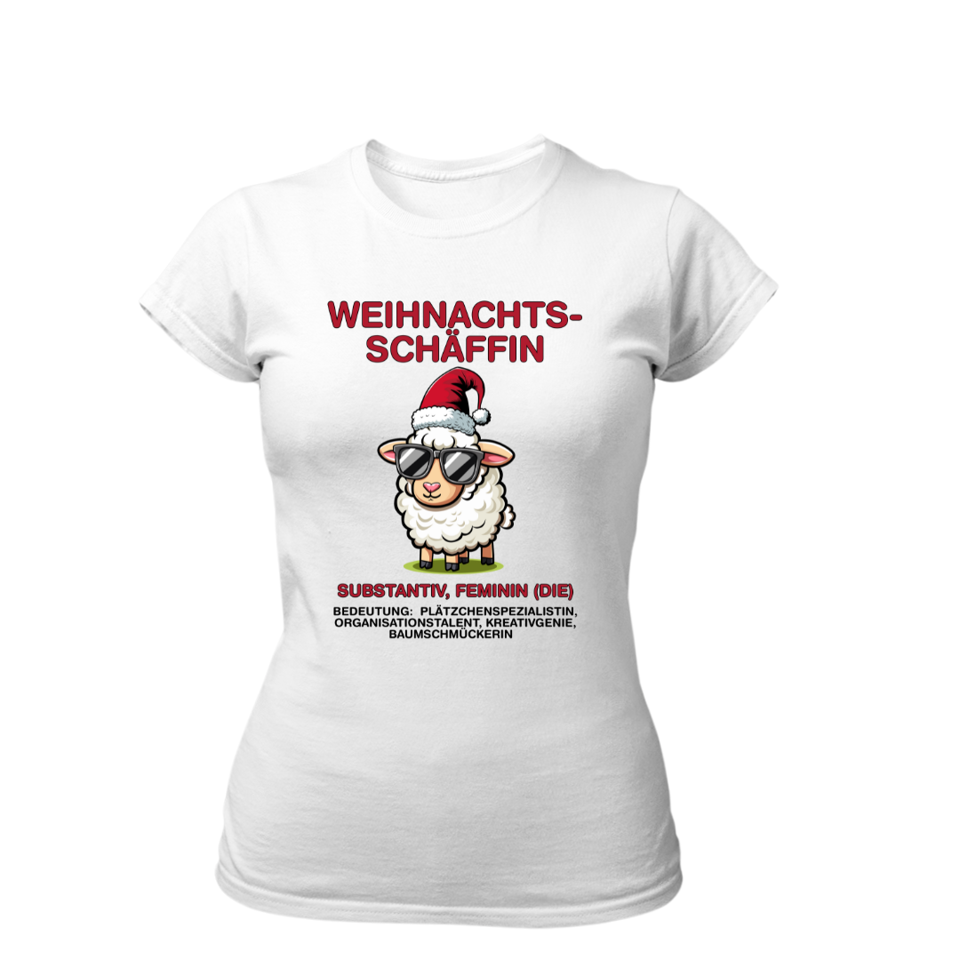 Weihnachtsschäffin Bedeutung | Premium T Shirt Frauen