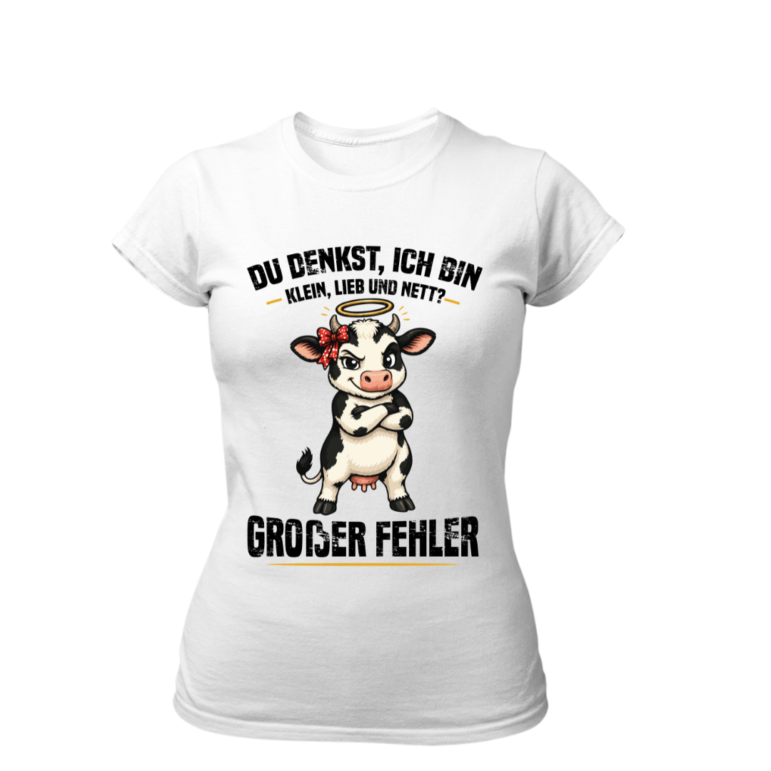 Süße Kuh Großer Fehler | Premium T Shirt Frauen