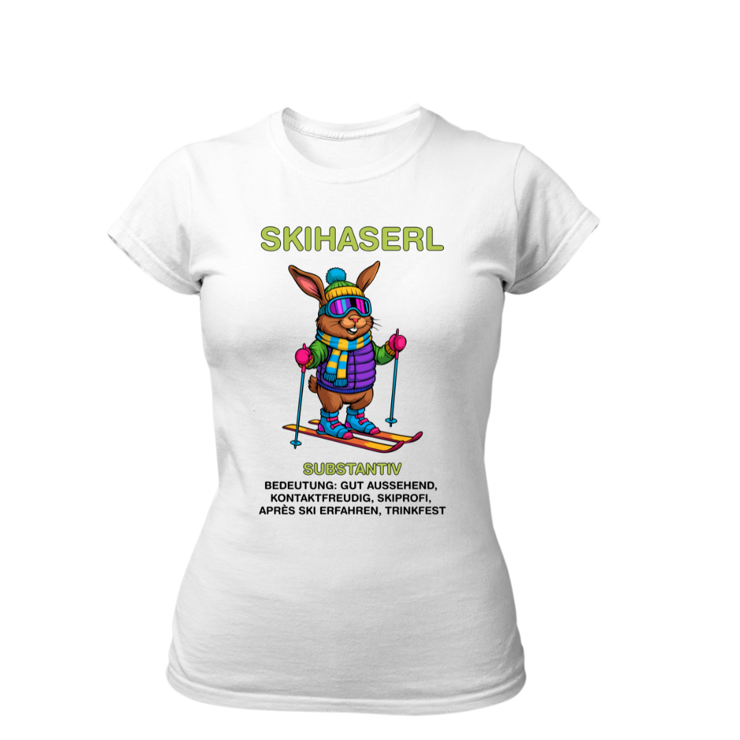 Skihaserl Bedeutung | Premium T Shirt Frauen