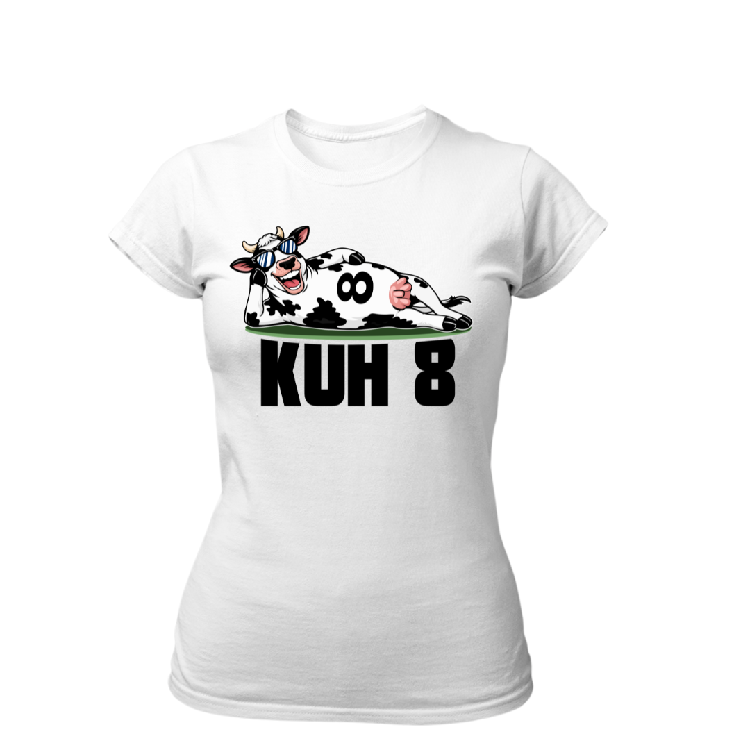 Kuh 8 | Premium T Shirt Frauen