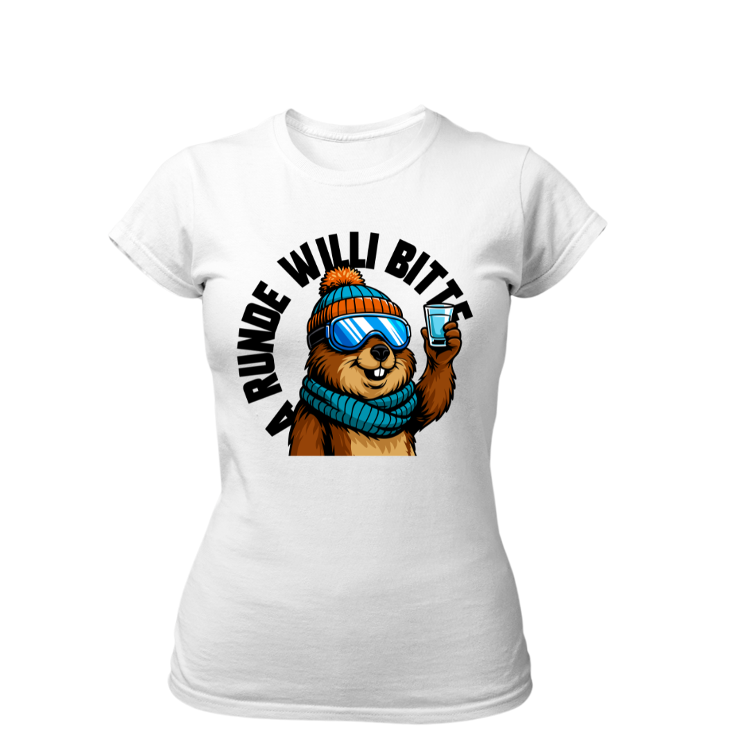 A Runde Willi bitte | Premium T Shirt Frauen