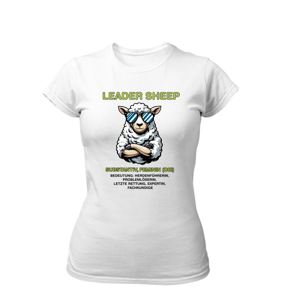 Leader Sheep Bedeutung | Premium T Shirt Frauen