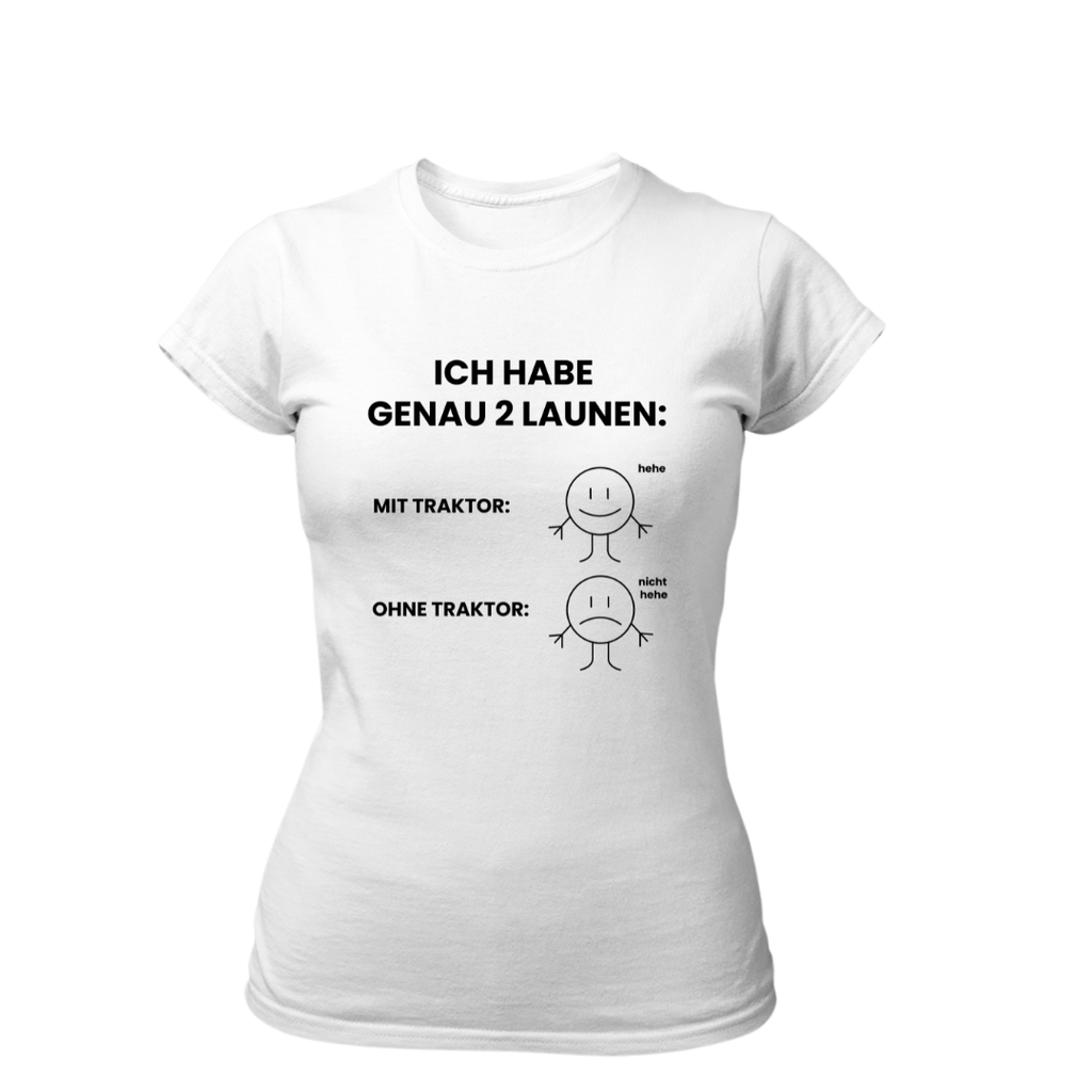 Meine Laune mit Traktor | Premium T Shirt Frauen