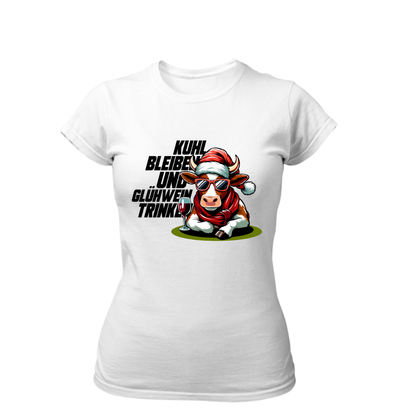 Kuhl bleiben und Glühwein trinken | Premium T Shirt Frauen