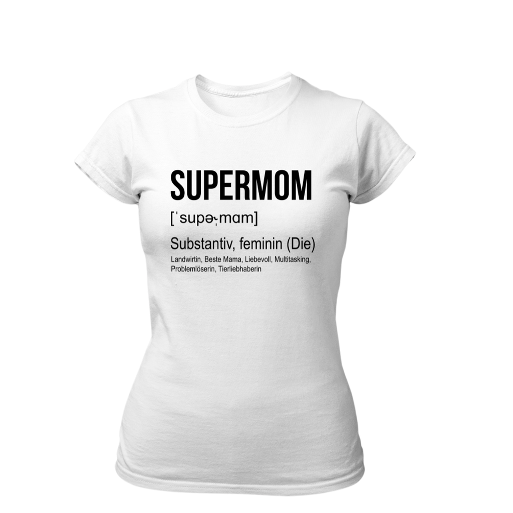 Supermom Definition | Premium T Shirt Frauen