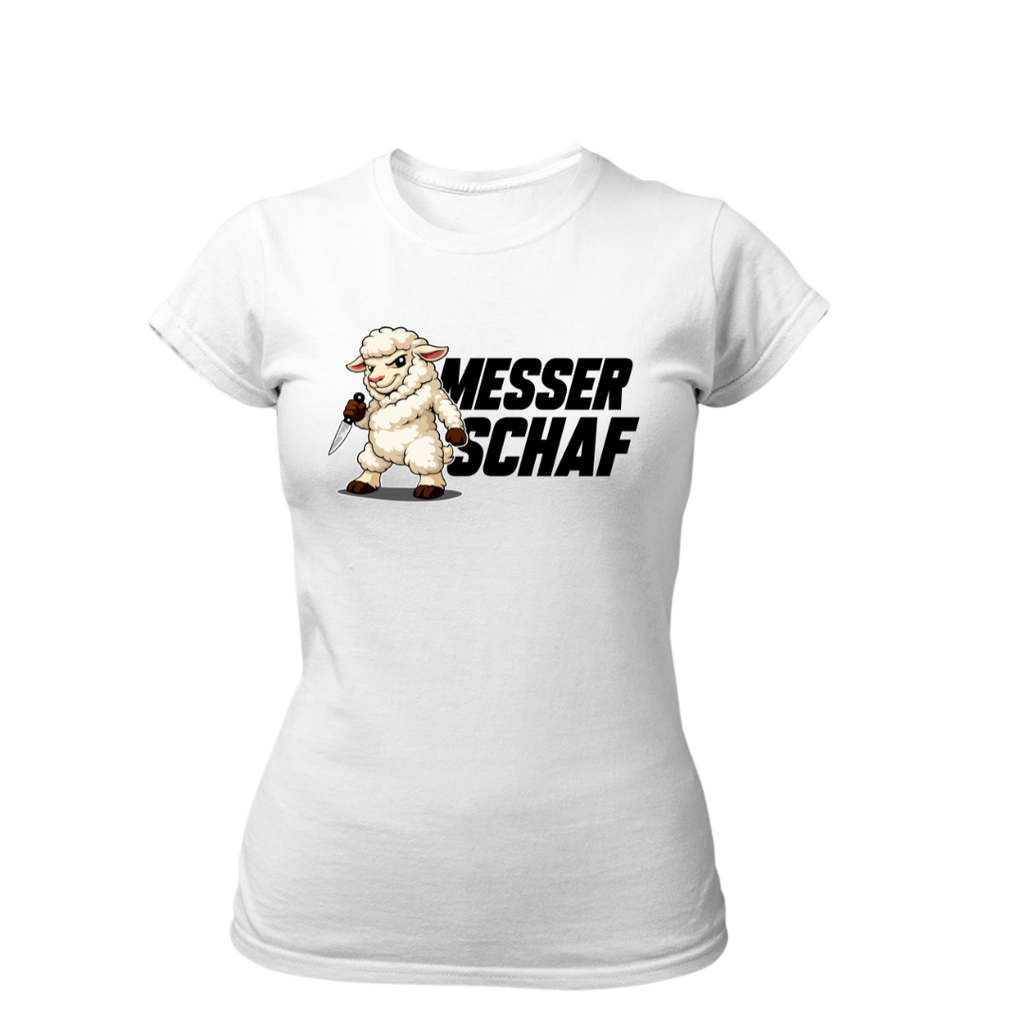 Messer Schaf | Premium T Shirt Frauen