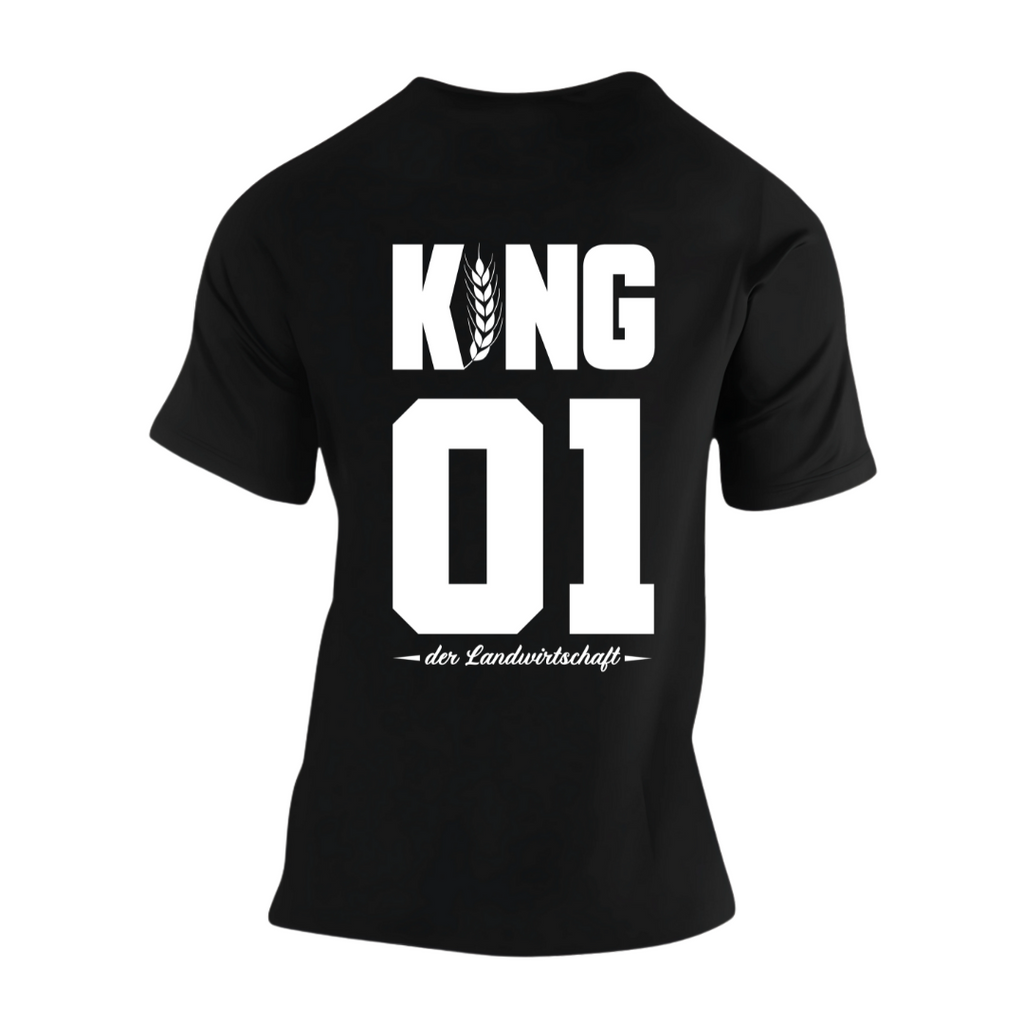 KING der Landwirtschaft Rückseite | Premium T Shirt