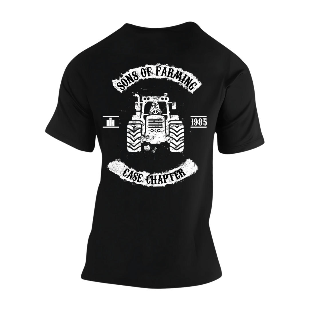 *NEU* Sons of Farming CASE Chapter *Rückseite* Premium - T-Shirt