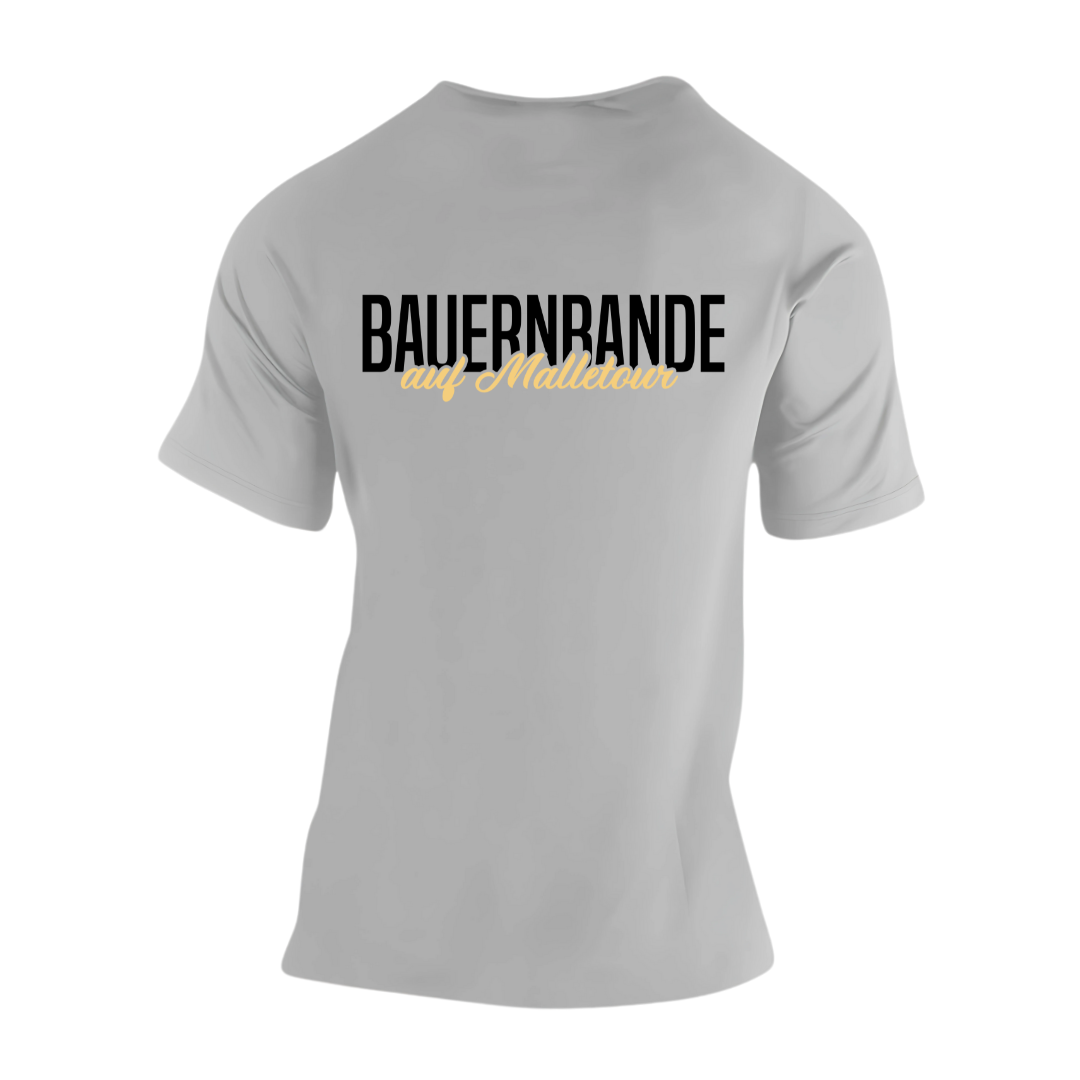 Bauernbande auf Malletour Rückseite | Premium T Shirt